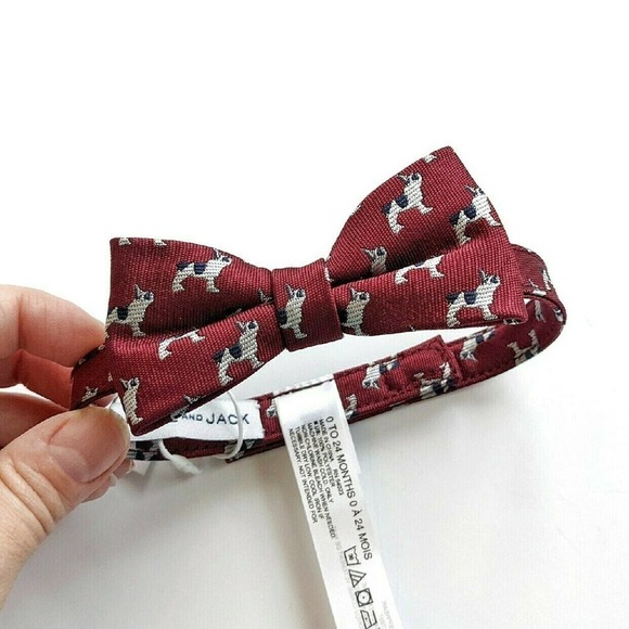 Baby Doggie Bowtie Janie Jack 0-24m - Picture 1 of 2